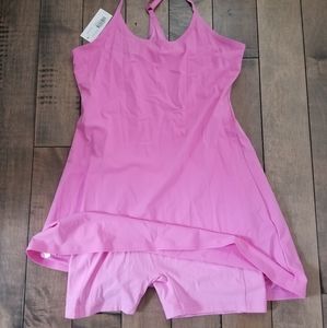 Dress With Built in Shorts Outdoor Voices The Exercise Dress Primrose Pink Large